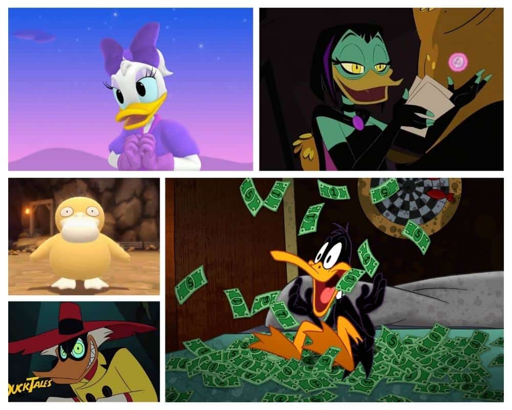 all duck cartoon characters