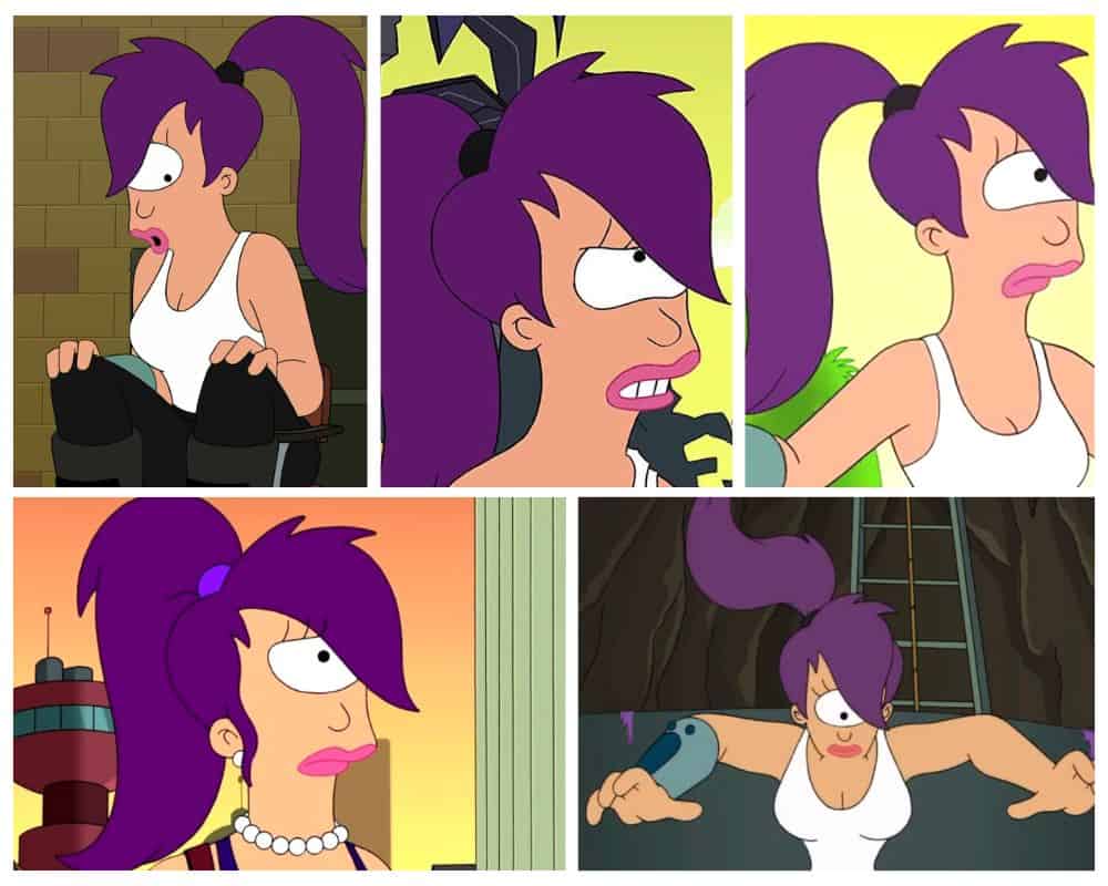 Leela Purple Hair - Futurama