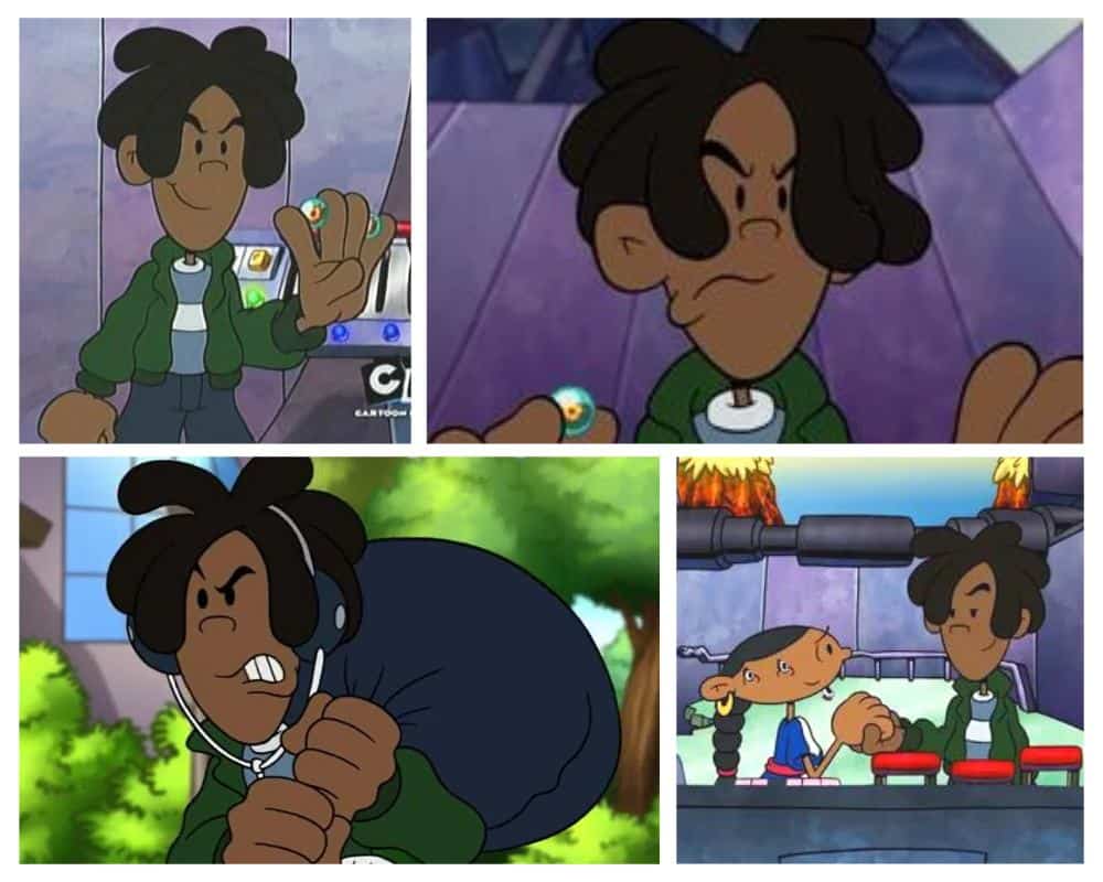 Maurice (Numbuh 9) - animated characters with dreads