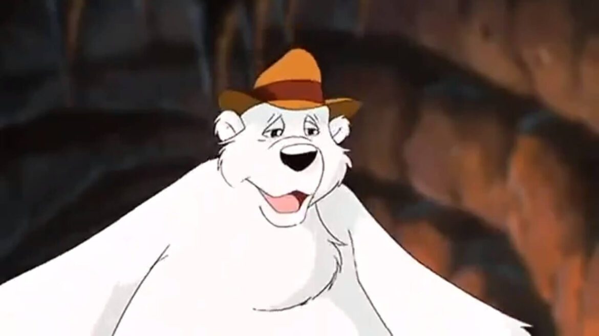 Leonard the Polar Bear - cute polar bear cartoon