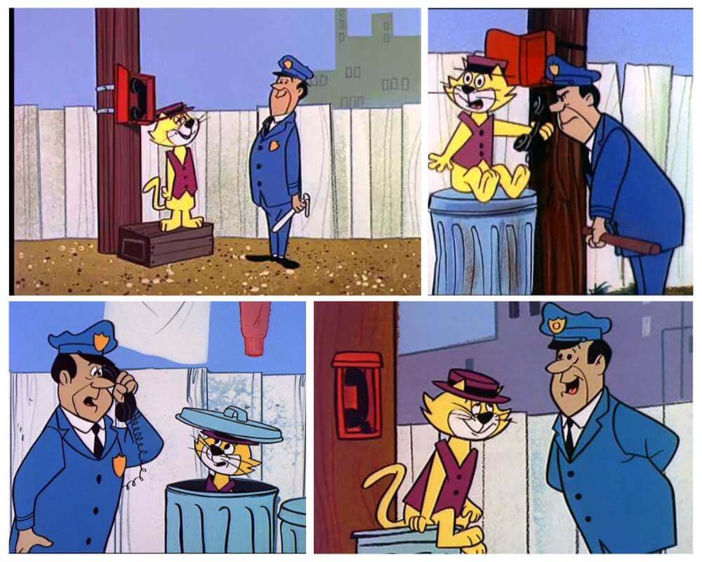 Officer Dibble from Top Cat - famous police cartoon characters