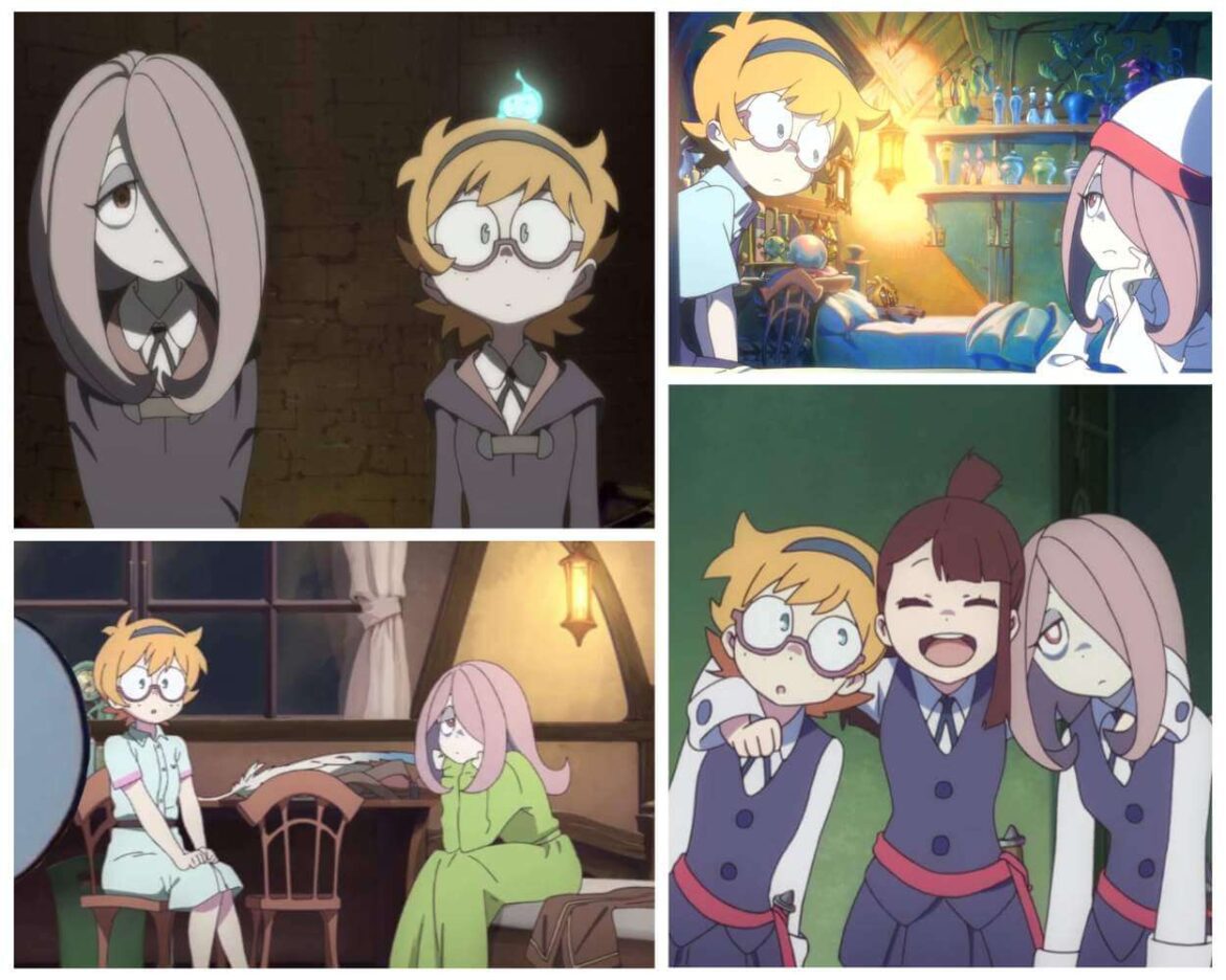 twin witches Lotte and Sucy